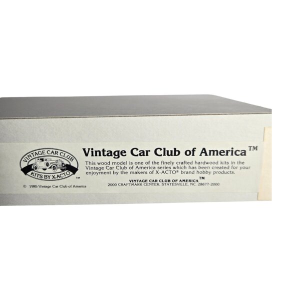Vintage Car Club of America 1931 Duesenberg Sedan Wood Kit Scale 1/24 by X-ACTO - Picture 5 of 7